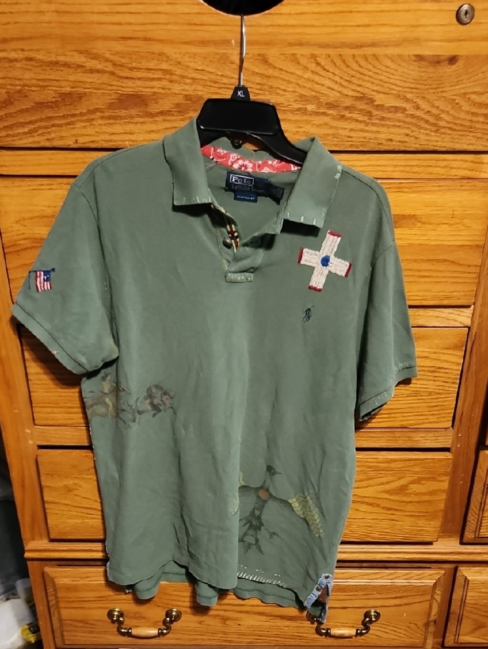 Polo by Ralph Lauren Limited Edition Rare  Polo with Embroidered Patches